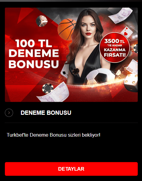 Turkbet deneme bonusları